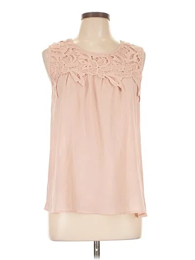Pre-owned Mine Sleeveless Blouse In Pink