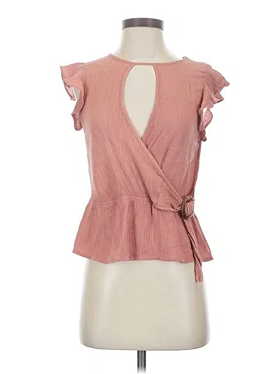 Pre-owned Mine Sleeveless Blouse In Pink