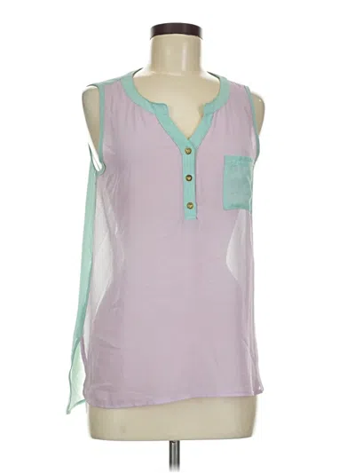 Pre-owned Mine Sleeveless Blouse In Purple