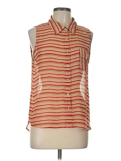 Pre-owned Mine Sleeveless Blouse In Red