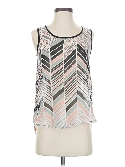 Pre-owned Mine Sleeveless Blouse In Silver
