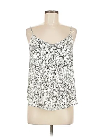 Pre-owned Mine Sleeveless Top Silver Sweetheart Neckline Tops