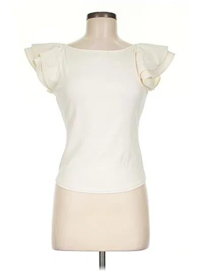 Pre-owned Mine Sleeveless T-shirt In Ivory