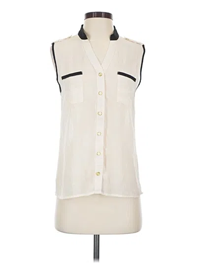 Pre-owned Mine Sleeveless T-shirt In Ivory