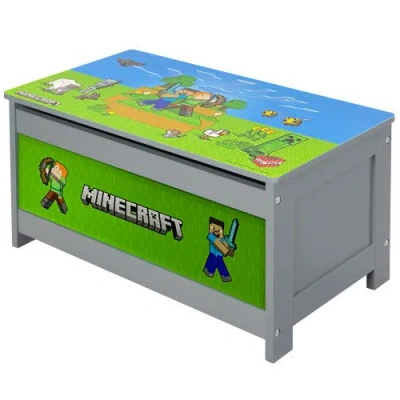 Minecraft 23.6 Inch Wooden Storage Chest In Multi