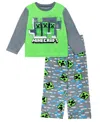 Minecraft Boys 6-12 2-piece Print T-shirt And Pants Pajama Set In Multi