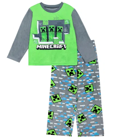 Minecraft Kids' Boys 6-12 2-piece Print T-shirt And Pants Pajama Set In Multi