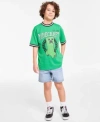 Minecraft Little & Big Boys Team Creeper Soccer Jersey Shirt In Green