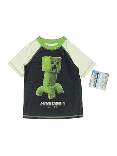 Minecraft Kids' Rash Guard In Green