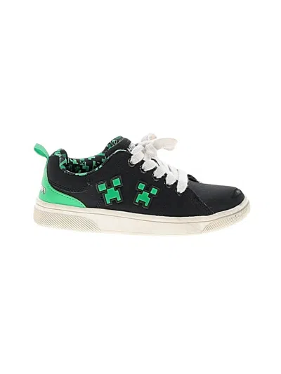Pre-owned Minecraft Kids' Sneakers In Green