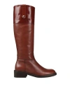 Minelli Woman Boot Brown Size 8 Leather In Brown
