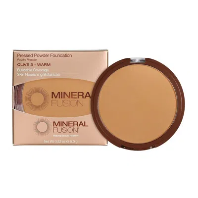 Mineral Fusion Ladies Pressed Powder Foundation Powder 1 oz Olive 3 Makeup 840749014056 In Green