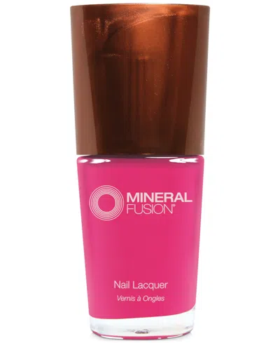 Mineral Fusion Nail Lacquer In Jewel (bright Pink,cream Finish)
