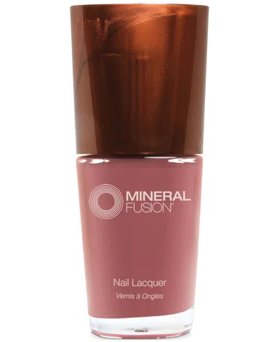 Mineral Fusion Nail Lacquer In Rose Quartz (mauve,cream Finish)