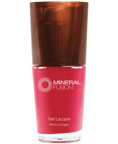 Mineral Fusion Nail Lacquer In Sunset Peak (bright Pink Orange,cream Fi