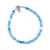 Mineralgems ✩ Studio Men's Blue / White Larimar Bracelet