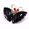 Mineralgems ✩ Studio Women's Black Onyx Butterfly Brooch
