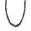Mineralgems ✩ Studio Women's Black Opal Necklace In Black