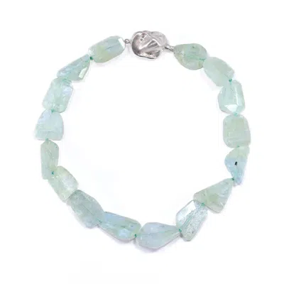 Mineralgems ✩ Studio Women's Blue Ice Aquamarine Necklace