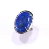 Mineralgems ✩ Studio Women's Blue Lapis Lazuli Oval Ring