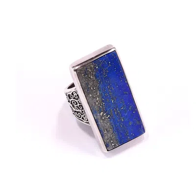 Mineralgems ✩ Studio Women's Blue Lapis Lazuli Ring