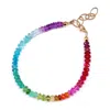 Mineralgems ✩ Studio Women's Blue / Red Rainbow Bracelet With Precious Gemstones