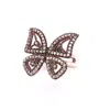 Mineralgems ✩ Studio Women's Brown Bronzed Butterfly Ring