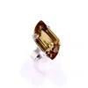 Mineralgems ✩ Studio Women's Brown / Yellow Cognac Citrine Quartz Ring In Multi