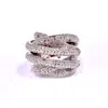 Mineralgems ✩ Studio Women's Crossed Circle Silver Ring