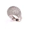 Mineralgems ✩ Studio Women's Gallery Silver Ring With Cubic Zirconia