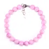 Mineralgems ✩ Studio Women's Pink / Purple Candy Pink Agate Statement Necklace