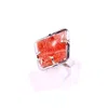 Mineralgems ✩ Studio Women's Red / Yellow / Orange Sunstone Ring