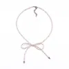 Mineralgems ✩ Studio Women's White Pearl Bow