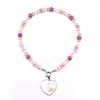 Mineralgems ✩ Studio Women's White / Pink / Purple Candy Necklace With Coral And Jade