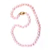 Mineralgems ✩ Studio Women's White / Pink / Purple Pink Pearl Necklace