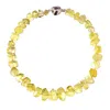 Mineralgems ✩ Studio Women's Yellow Citrine Quartz Statement Necklace In Yellow