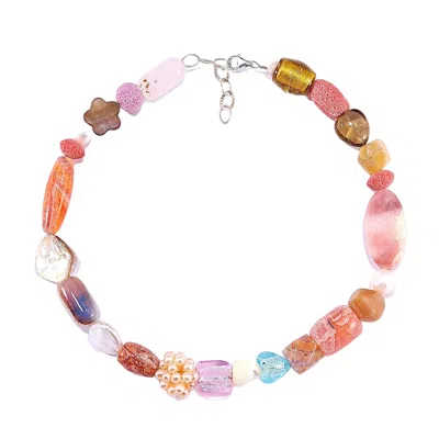 Mineralgems ✩ Studio Women's Yellow / Orange / Brown Moss Agate Necklace
