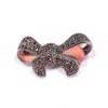 Mineralgems ✩ Studio Women's Yellow / Orange / Pink Vintage Bow Brooch