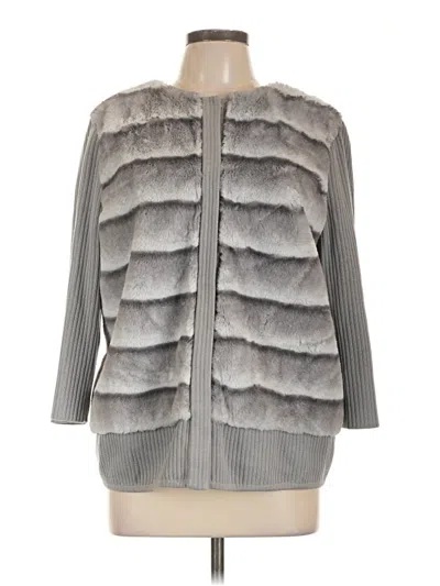 Pre-owned Ming Cardigan Sweater In Gray