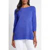 Ming Wang Burnout Floral Tunic Top
