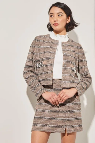MING WANG MING WANG BUTTON FRONT HERITAGE JACKET