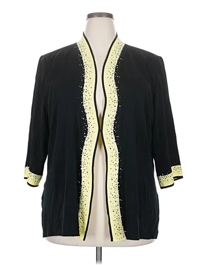 Pre-owned Ming Wang Cardigan Sweater In Black