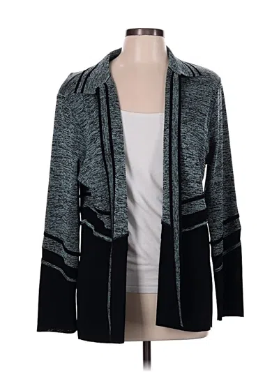 Pre-owned Ming Wang Cardigan Sweater In Black