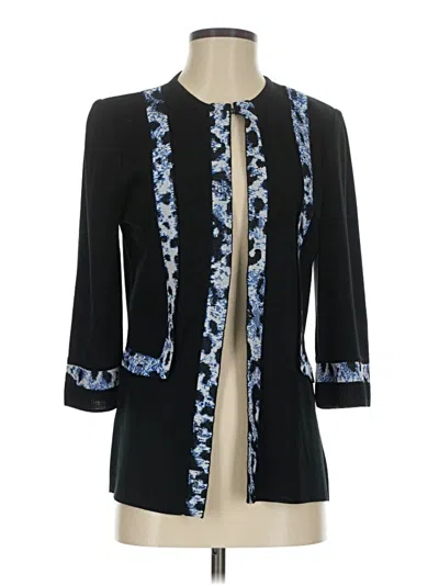 Pre-owned Ming Wang Cardigan Sweater In Black