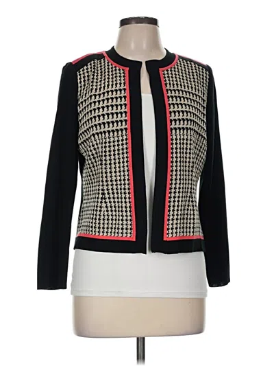 Pre-owned Ming Wang Cardigan Sweater In Black