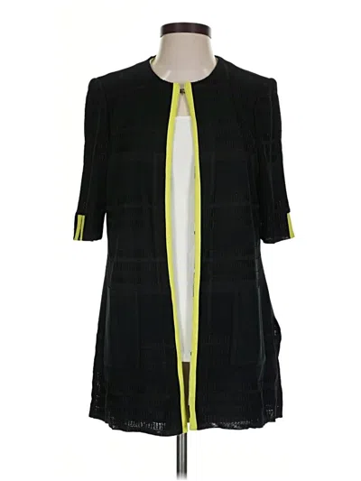 Pre-owned Ming Wang Cardigan Sweater In Black