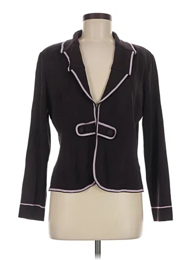 Pre-owned Ming Wang Cardigan Sweater In Black
