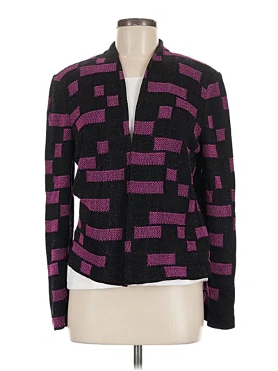 Pre-owned Ming Wang Cardigan Sweater In Purple
