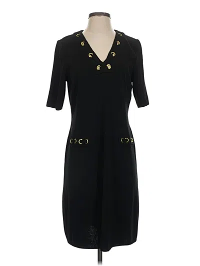 Pre-owned Ming Wang Casual Dress In Black