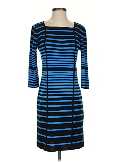 Pre-owned Ming Wang Casual Dress In Blue